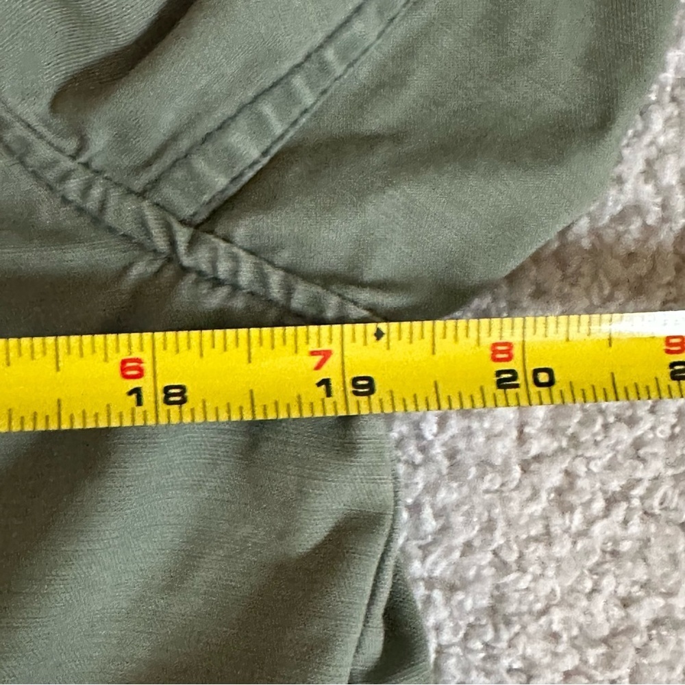 Gap Olive Green Utility Jacket with Adjustable Cinched Waist, circa 2016, Size M - Picture 7 of 8